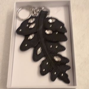 Michael Kors Large Fern Leaf Flower Key chain